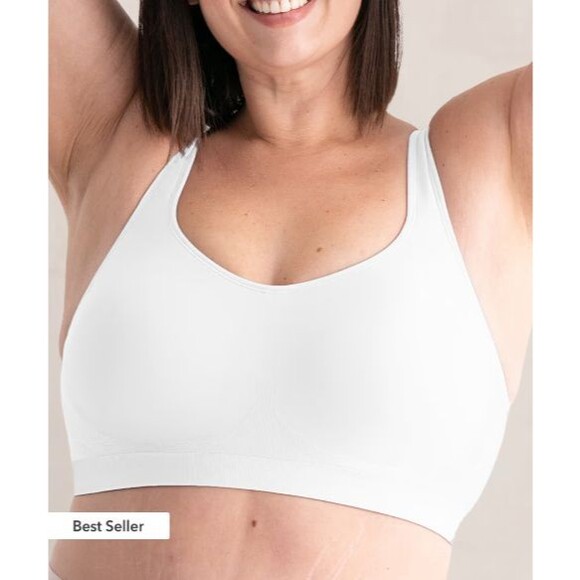 Truekind Womens Sz 3XL Daily Comfort Wireless Shaper Bra w/ Extender Black 10022 - Picture 8 of 13